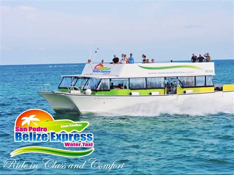 transportation from belize city to caye caulker.